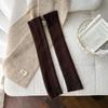 Boots Cotton Socks Cover Thickened Thermal Calf Socks Coffee-Colored Knitted Lolita Stack Leg Cover