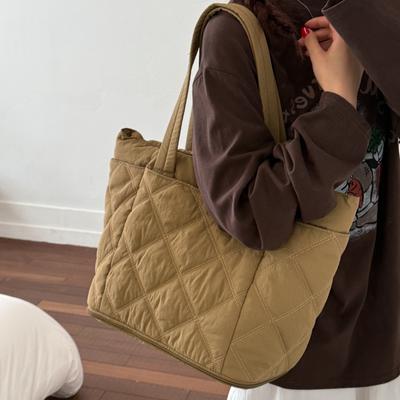 Women's Bag Rhomboid Shoulder Bag Commuter Large Capacity Tote Bag