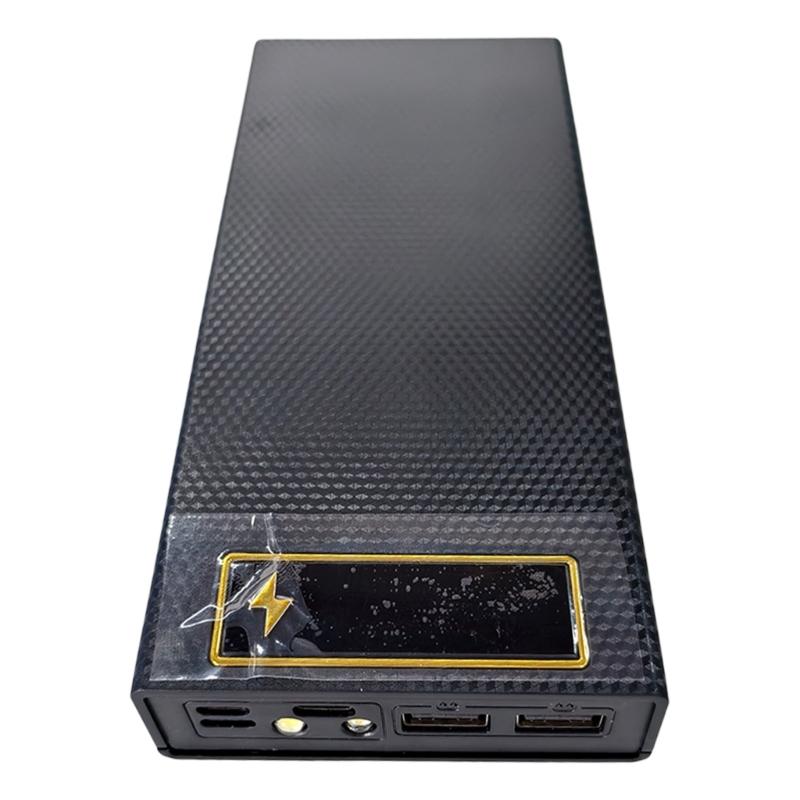 8x18650 Battery Storage Box PD Quick Charge Power Bank Case Support Wireless Charging/Quick Charging Functions