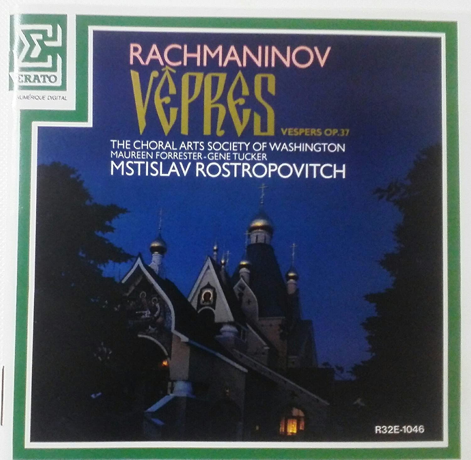 

CD FORESTER (MAURINE), WASHINGTON CHOR - Evening R32E1046 Japan Classical Used