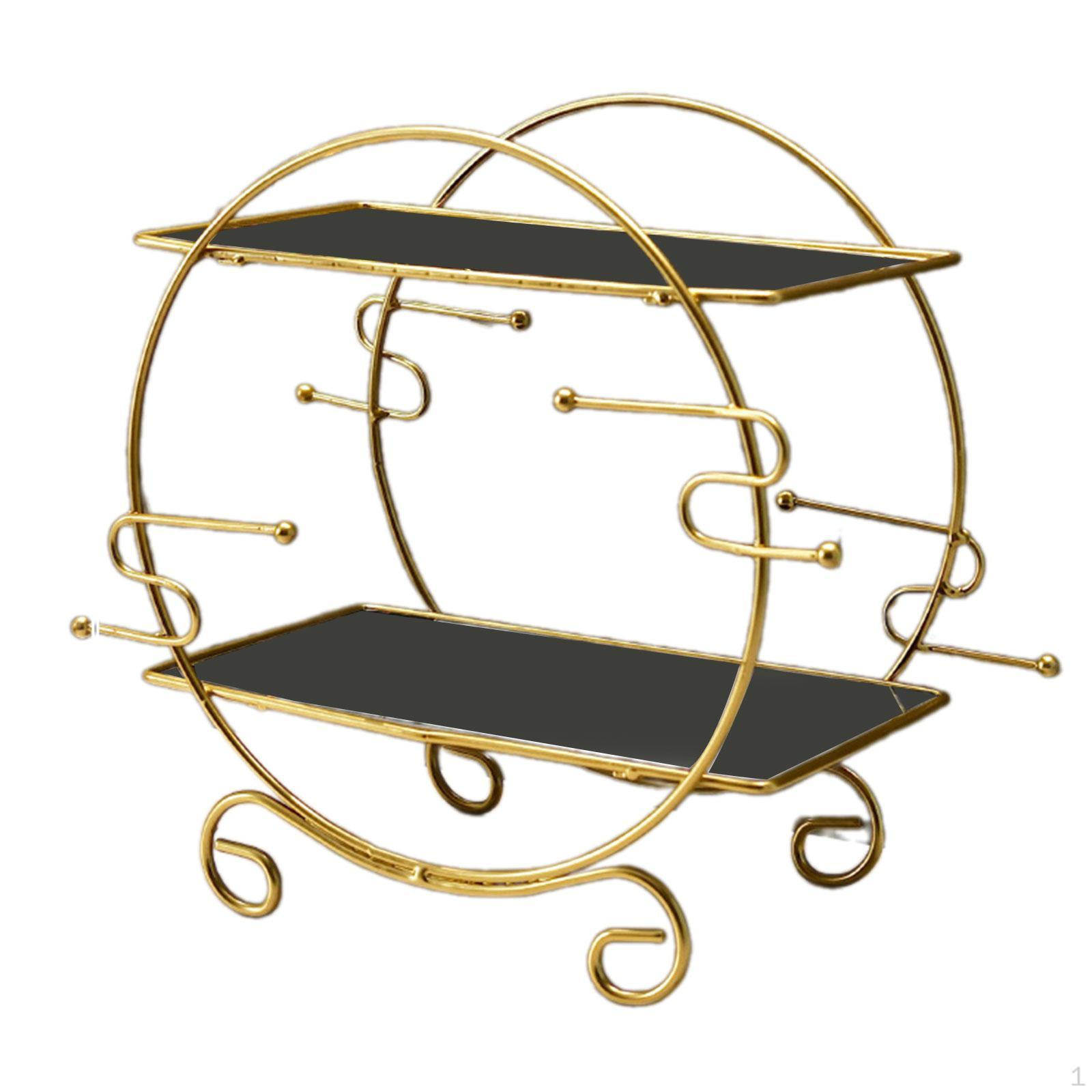 

Органайзер для макияжа, подставка для косметики для ванной комнаты, хранение парфюмерии и туалетных принадлежностей для столешницы чёрный