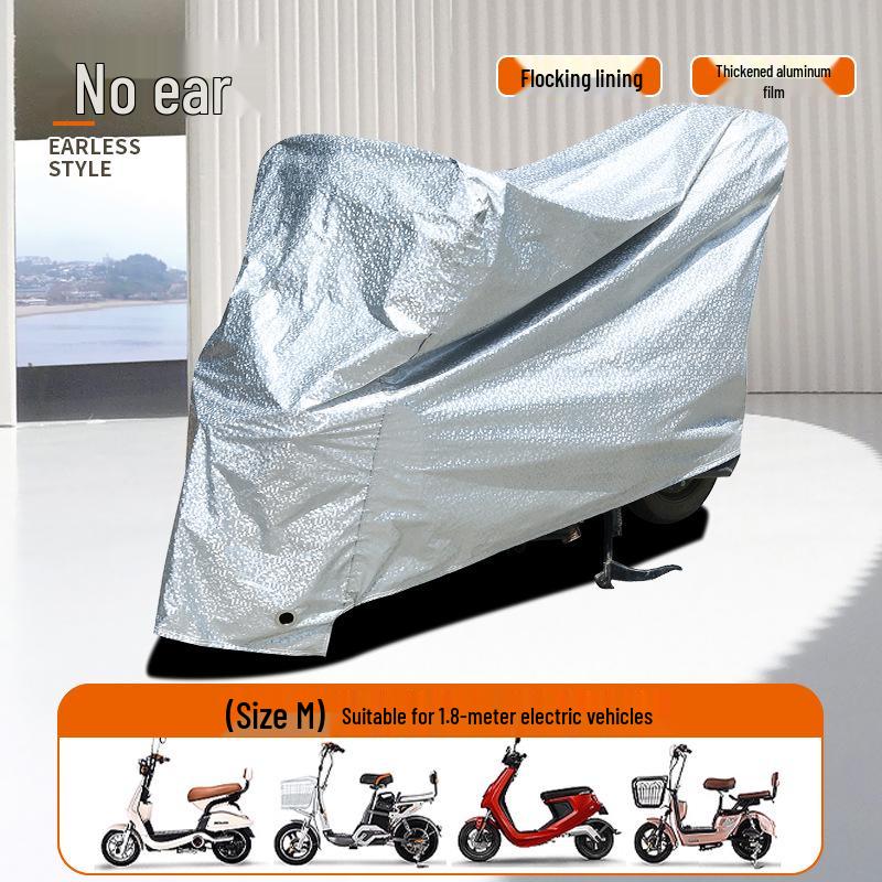 Universal Rainproof Car & Motorcycle Cover - Thick, Dustproof, Sunscreen Protection for Electric Cars