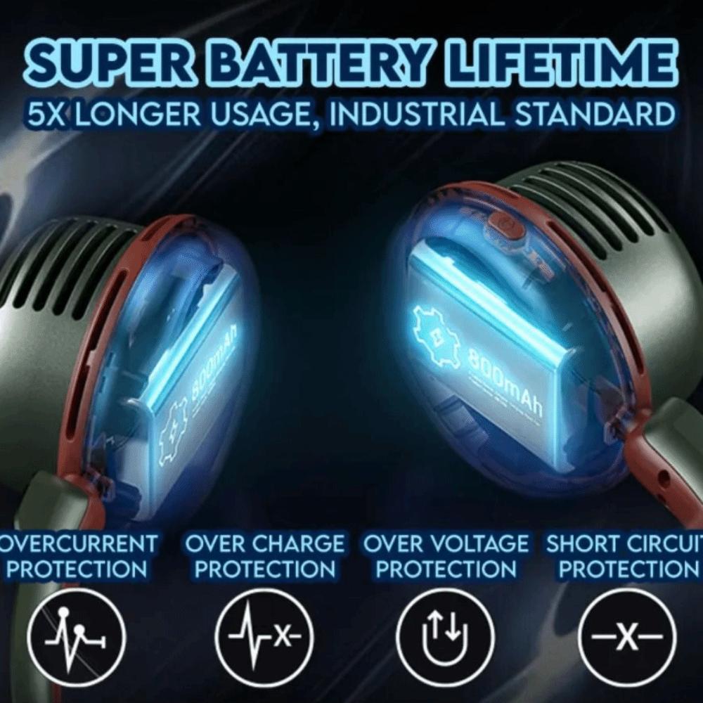 Cooling Portable USB Fan Hanging Air Cooler Mini Neck Fan Necklace