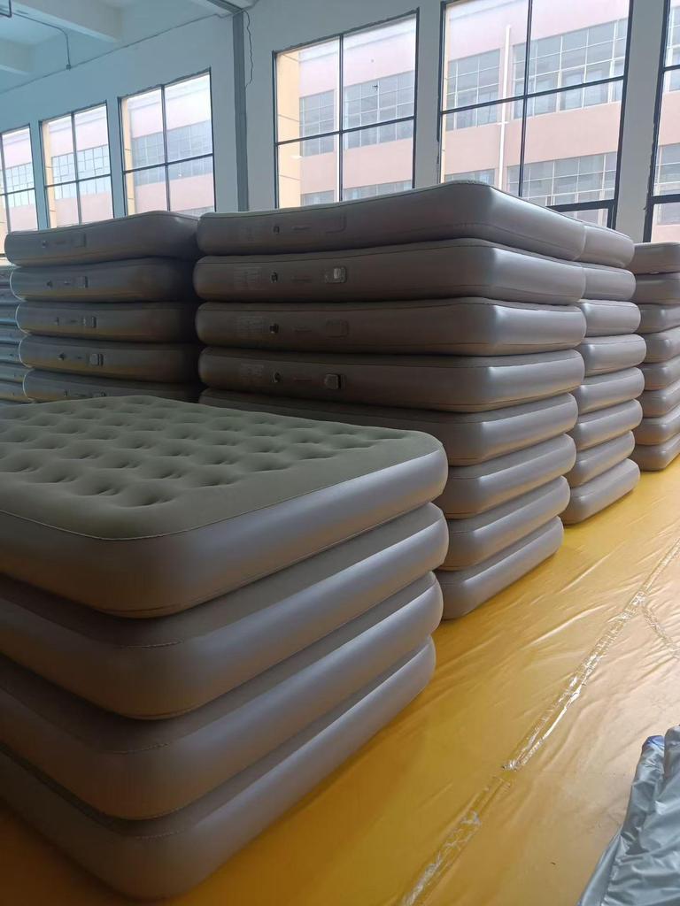 Automatic Inflatable Outdoor Camping Sofa Bed - PVC Flocking Air Mattress