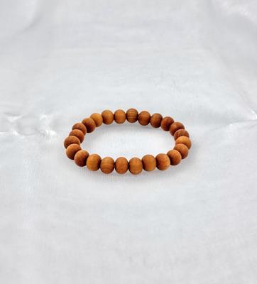 Wooden Bead Bracelet | Stylish, Lightweight, Unisex Accessory Adjustable Aromatic Wood Beads | Perfect for Everyday Wear & Gift – Handmade Elegance