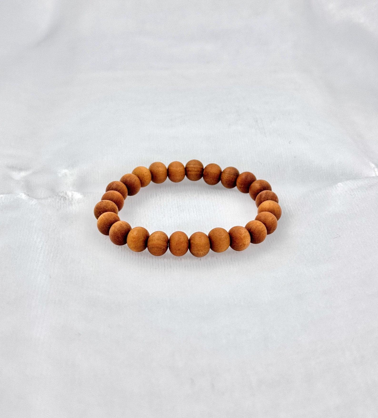 

Wooden Bead Bracelet | Stylish, Lightweight, Unisex Accessory Adjustable Aromatic Wood Beads | Perfect for Everyday Wear & Gift – Handmade Elegance коричневий