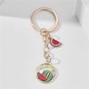 Lovely Keychains Cherry Heart Plant Fruit Keyrings Pendant Designs for Trendy Women And Girls As Friendship Gifts