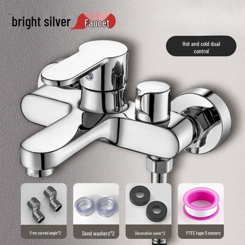 OLOEY Bathroom Cold & Hot Water Mixing Shower Faucet