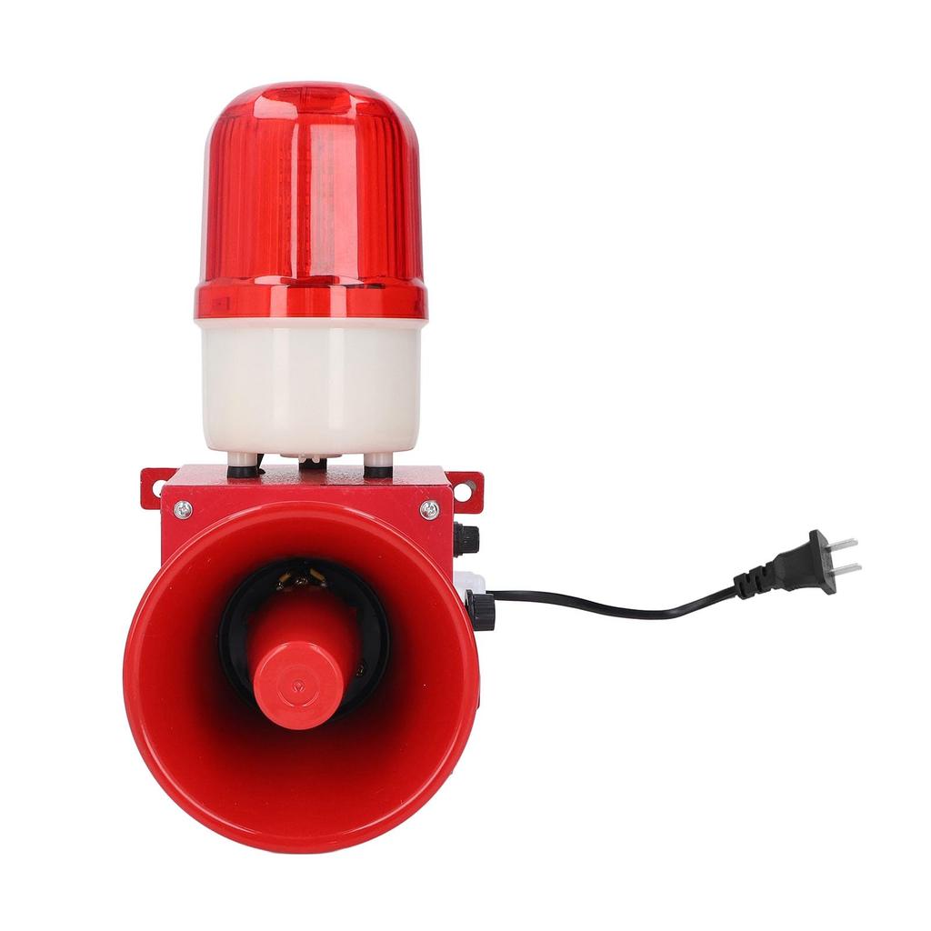 Industrial Siren Horn Loud Flashing Alarm Outdoor Safety Alarm Indoor Warning LED Siren Plug Alarm, Strobe, Siren, 50-60Hz, 115db, Siren, Horn, Siren,