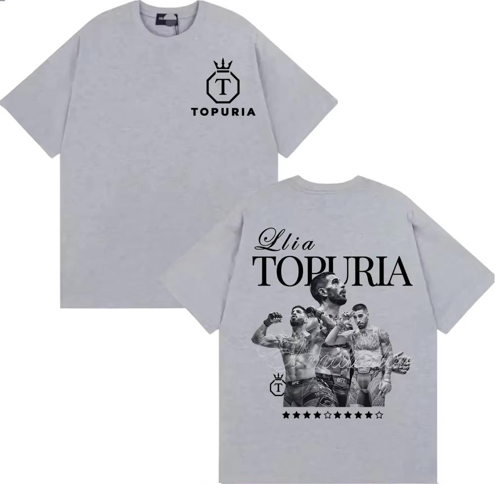 Limitiertes El Matador Ilia Topuria T-Shirt Unisex Kleidung Mode Vintage Kurzarm-T-Shirts Unisex Baumwoll-T-Shirt