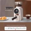 Adjustable Scale Smart Electric Coffee Grinder with Steel Core for Italian Style and Hand Drip Coffee
