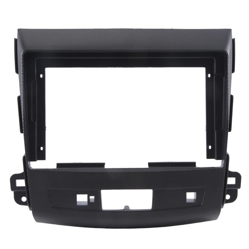 9 Inch Car DVD Frame Audio Dash Trim Kits Facia Panel Radio Player Screen 2 Din For Mitsubishi Outlande 2008-2011