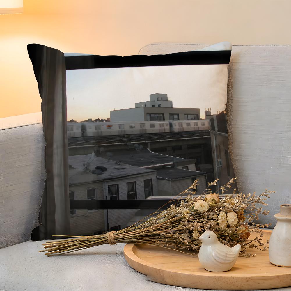 Cushion Cover Linen SkinFriendly Soft Decorative Case for Sofa Home Decor JJORDANN Album Cover Pillow Cover
