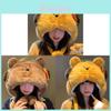 Adorable Cartoon Bear Beanie For Women Autumn And Winter Cozy Headwear