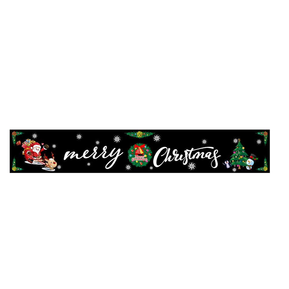 

Runtowo Christmas Outdoor Banner Flag ,2025 Merry Christmas Decoration for Home ,Santa Claus Xmas Ornament ,New Year 2026 37x175cm