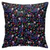 Halloween Horror Pumpkin Bat Print Pattern Cushion Cover Home Living Room Sofa Decoration Polyester Zipper Pillow