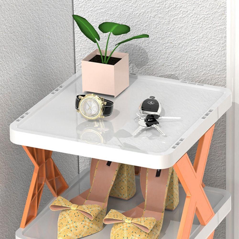 Plastové vícevrstvé úložné police na boty 2-5 vrstev Organizér bot Stohovatelný stojan na boty Domů