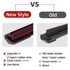 Double Rubber Car Wiper Blades for 2015-2015 Ford EcoSport Front Rear Windscreen Windshield Wipers Car Accessories 2015