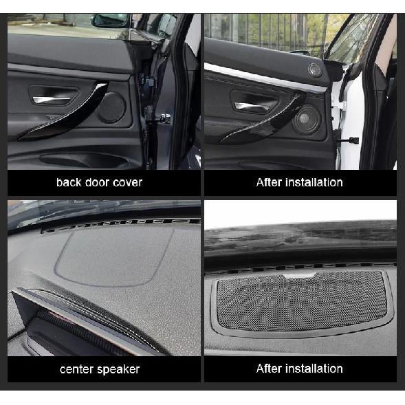 Car Tweeter Covers For Bmw F34 3GT 3 Series Speakers Audio Trumpet Head tTeble Speaker ABS Original Model Fit High Quality Horn