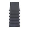 6Pcs 3 Inch Trapezoid Furniture Risers Sofa Leg Pads for Bed Table Cabinet Sofa Feet Black