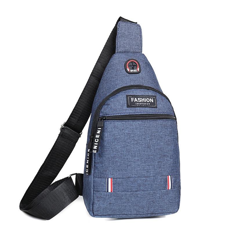 Crossbody Bag Men's Trendy Brand Trendy Sports Breast Bag Men's Fanny Pack Running Casual Bag Men's Breast Bag