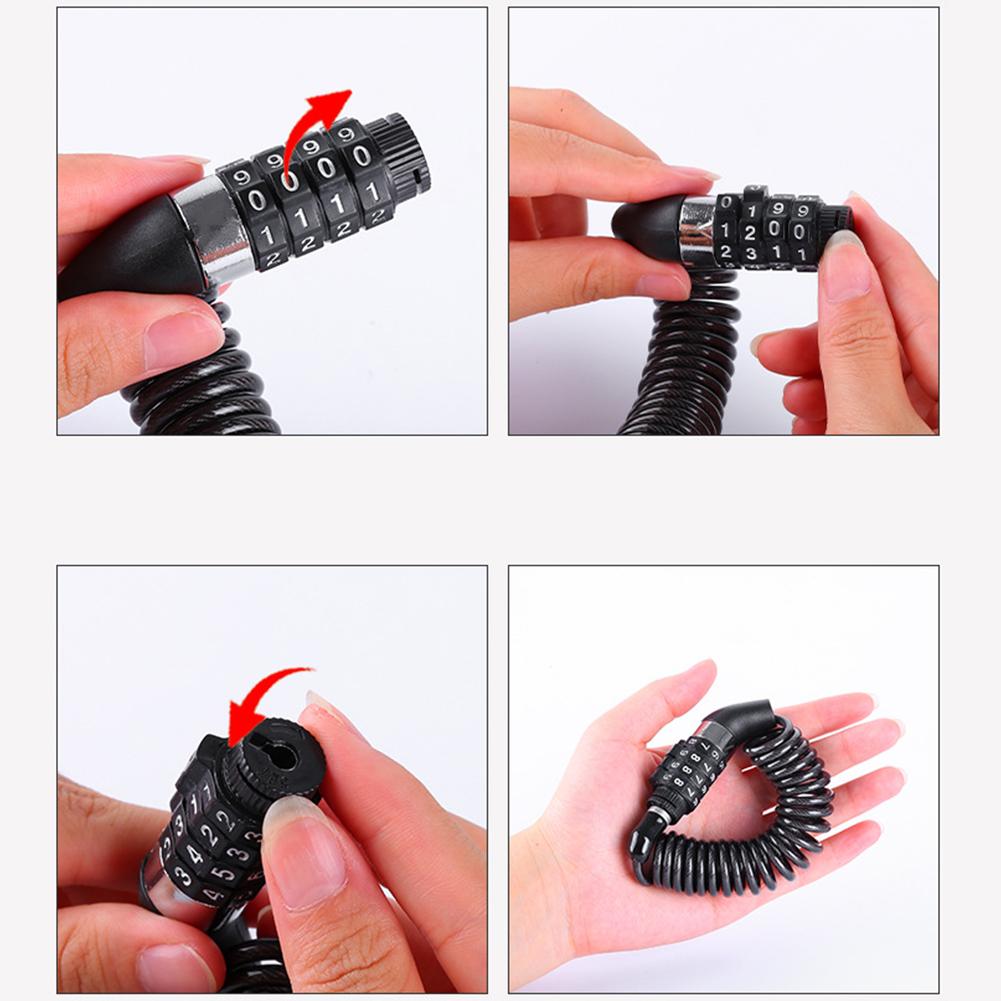 Bicycle Password Lock Anti-theft Mini Password Lock Locks & Security