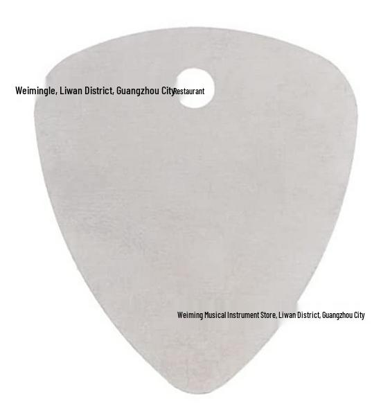 Stainless Steel Electric Bass Guitar Pick with Hole, Bakelite Folk Guitar Pick