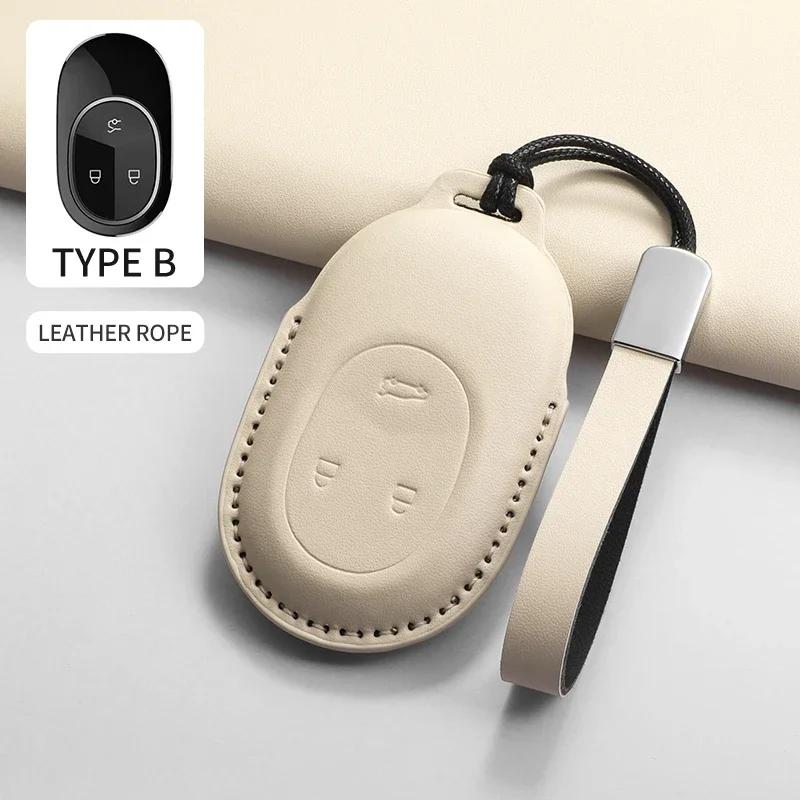 Car Key Case Cover Shell Fob for For Wei Lai NIO ES6 ES7 ES8 ET5 ET7 ET9 EC6 EC7 ET5T EVE EP9 2018-2026 PU Car Key Protector Bag