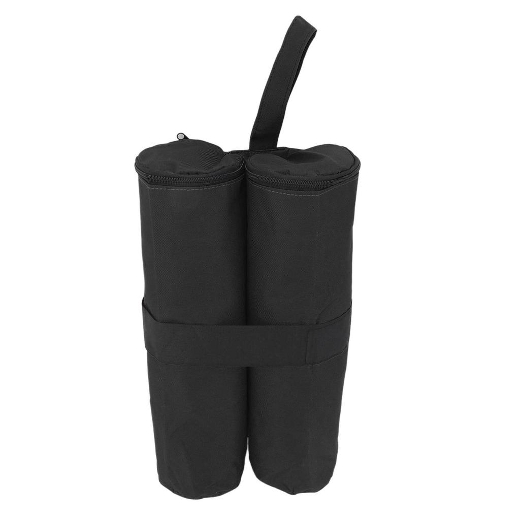 Tent Sand Bag Hook and Loop Design Tent Weight Bag Fixed Sandbags for Outdoor Tents Canopies Sun Umbrellas Black