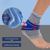 OLOEY Gebreide Nylon Siliconen Compressie Enkelbrace