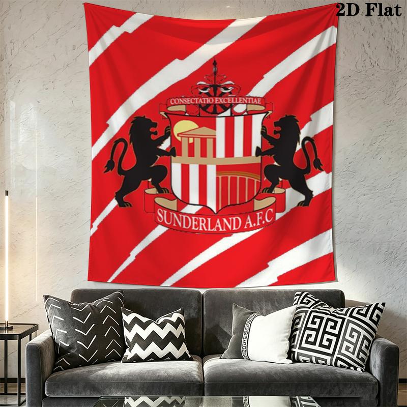 Sunderland Wall Tapestry Aesthetic Wall Hanging Printed Fabric Blanket Decorative Tapestries for Bedroom Living Room Home Decor
