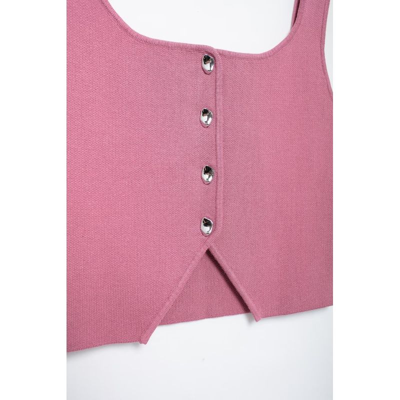 Kaslead New Arrival Women's Clothing Fashion Style Fashion Casual Minimalist Easiest for Match Plain Stitch Short Top 5536111