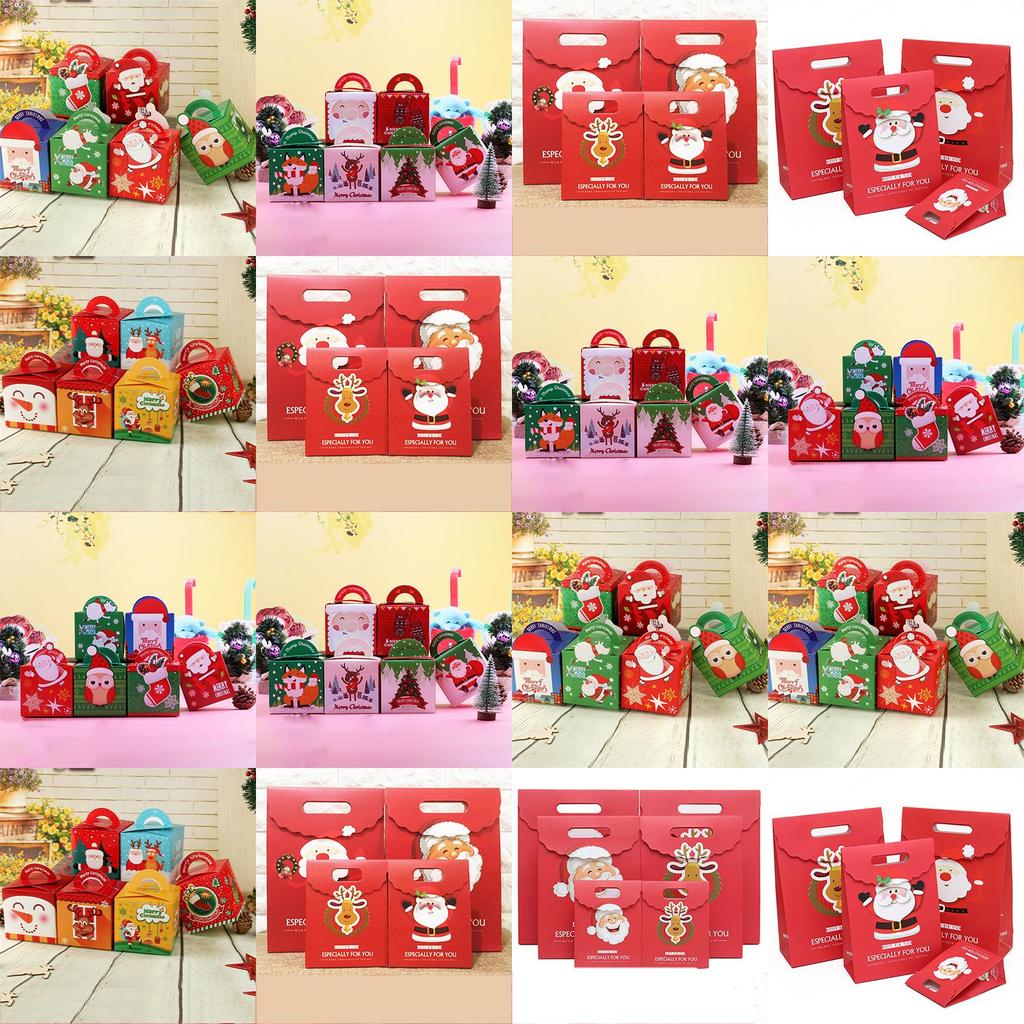 Entzückende Kinder Weihnachtsgeschenkbox zum Verpacken von Süßigkeiten und für Gastgeschenke