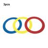 3PCS/Set Juggling Acrobatics Throwing Toss Ring Bracelet Props Hand Clown Toy Blue Red Yellow Intelligence Development Exercise