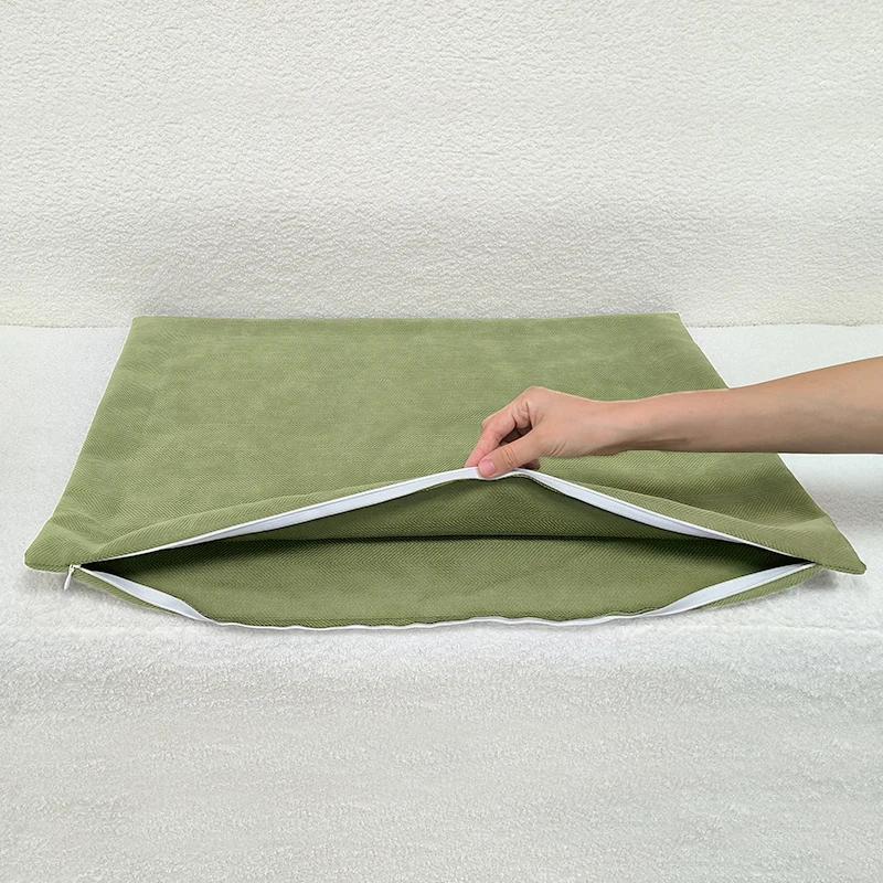 40/45/50/60/70cm Chenille Big Cushion Cover Bamboo Textured Solid Color Throw Pillow Case for Bedroom Sofa Home Decorative