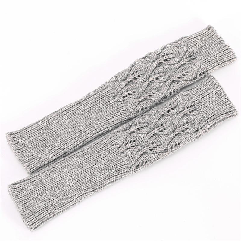 Botvotee Sleeves for Women Y2k Accessories Fingerless Gloves Arm Warmers Knit Winter Warm Long Sleeves Cute Hands Free Gloves