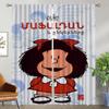 Kitchen Curtains for Bedroom Mafaldas Living Room Curtain Home Interior Curtains 2 Pieces Halloween Decoration Shades Partition