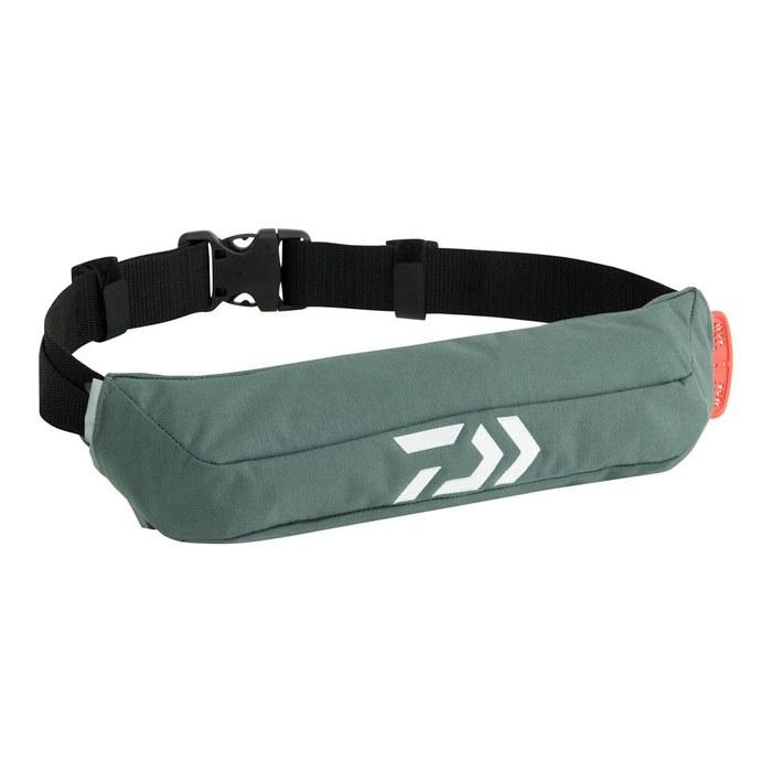 Daiwa Compact Life Jacket (Waist Type, Automatic/Manual Inflation) DF-2426 Gray Free
