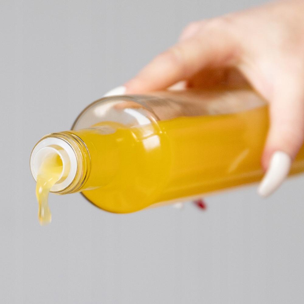 10X DORICA GLASS BOTTLES 500ml CLEAR WITH DISPENSER for olive oil and vinegar 0.5l