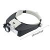 LED Headband Magnifier Hands Free Magnifying Glasses For Jewelry Loupe Watch