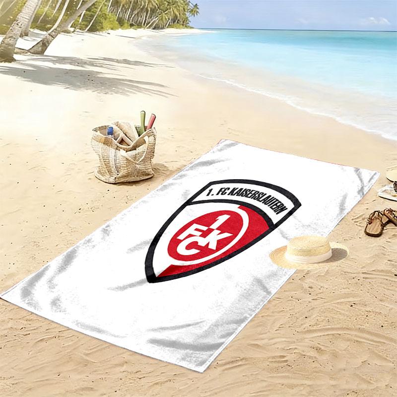 Kaiserslautern logo Beach Towel, Large Soft Quick Dry Towel for Beach Camping Swimming