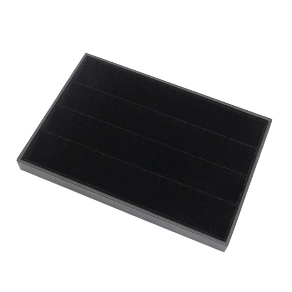 PU Leather Earrings Jewelry Box Rings Jewelry Packing Tray  Exhibition