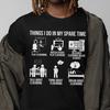 Things I Do In My Spare Time Elden Ring Shirt • Funny Soulsborne Gamer Tee • RPG Player Humor Gift Dark Fantasy Video Game