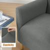 Jacquard Kleiner Einzelsofa-Bezug Elastische Sesselbezüge für Wohnzimmer Küche Büro Schmutzabweisender Waschbarer Stuhlschutz 1 Stück