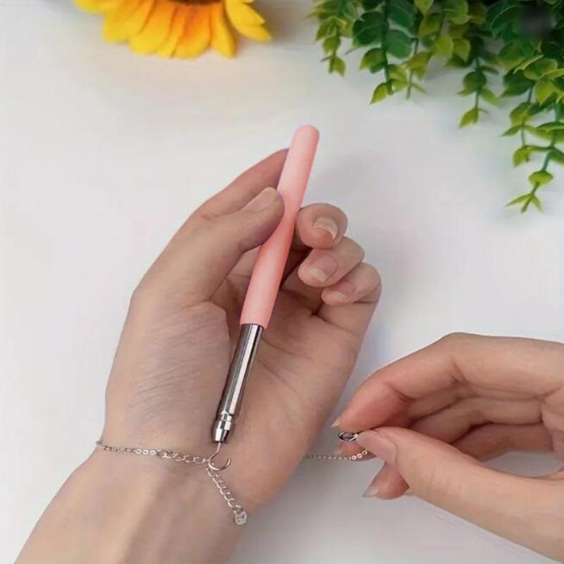 4PCS Creative Bracelet Necklace Fastener Helper Tools Anti-Slip Portable Necklace Lobster Claw Clasps Jewelry Helper