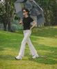 OBER GOLF Soft Mesh Half-Sleeve Base Top (Black)