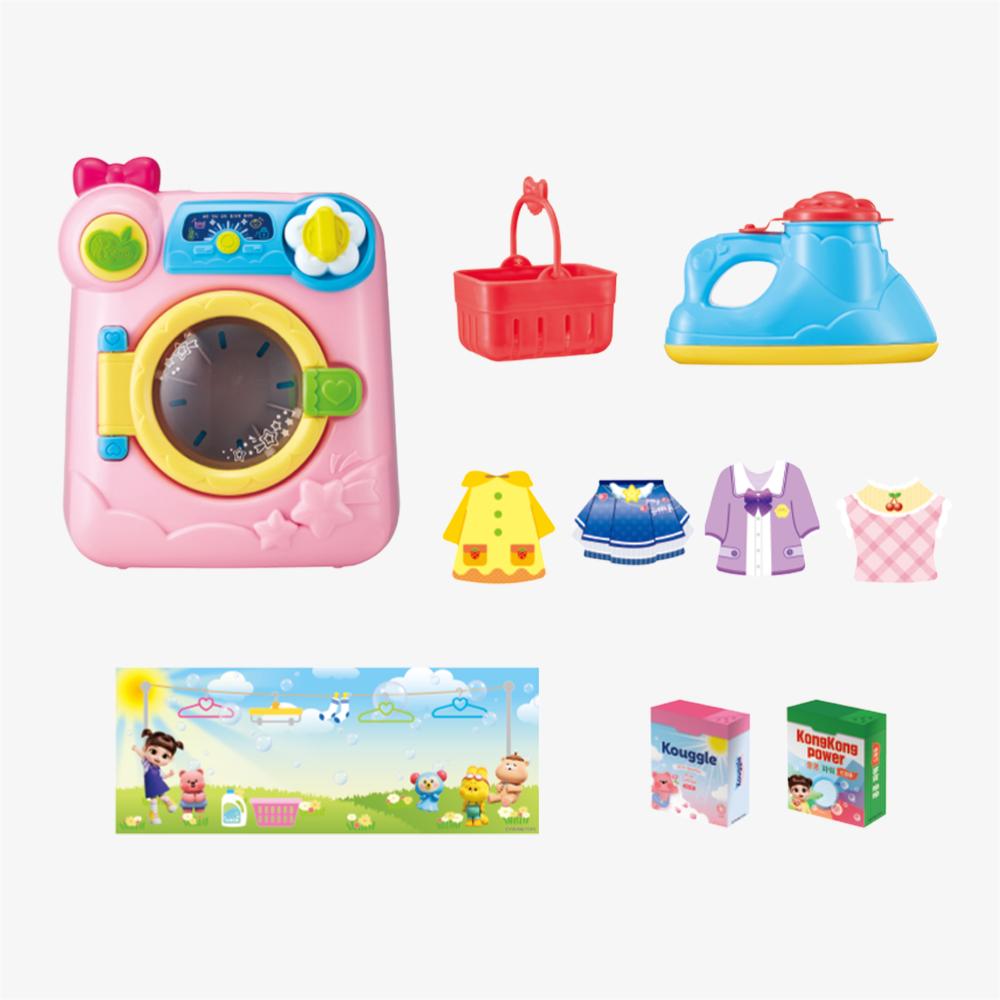 [young toys] Kongsuni's Fun Bath Time Washing Machine Play Set