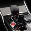For BMW M2 M3 M4 X3M X4M X5M X6M LCI XM Real Dry Gear Shift Knob Cover Panel Decorative Car Interior Modification Accessories
