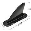 Paddleboard Detachable Center Fin Replacement, 7.4x4.3in Inflatable Paddle Board Fin Surf & SUP Single Fin Detachable Center Fin For Beginners