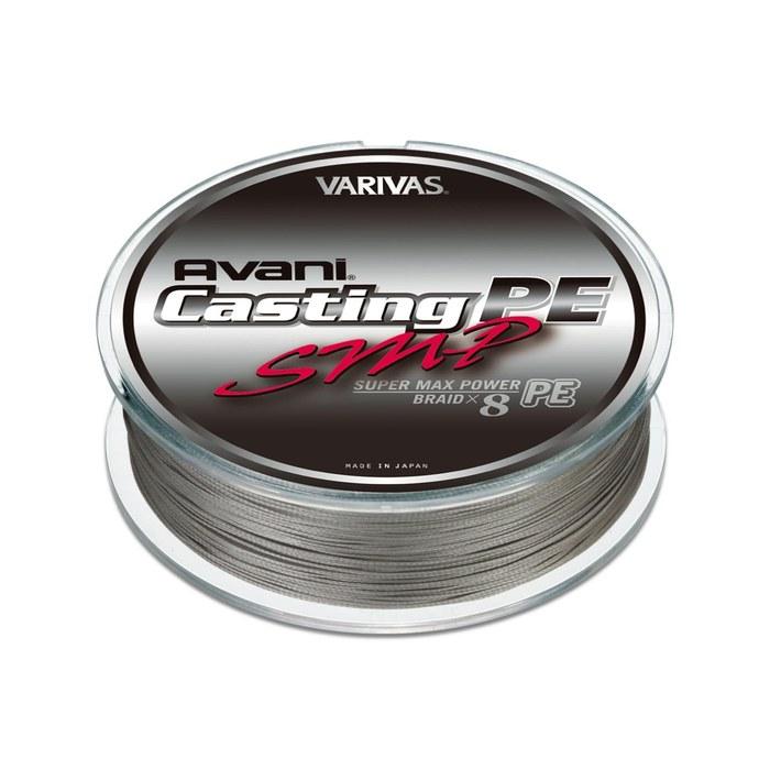 VARIVAS Avani Casting PE Super Max Power 300m No. 3 MAX50lb 8-pack Stealth Gray